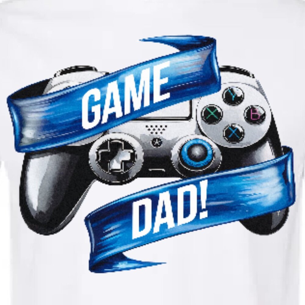 Happy Fathers Day Graphic Tee Gift- Game Dad Tee